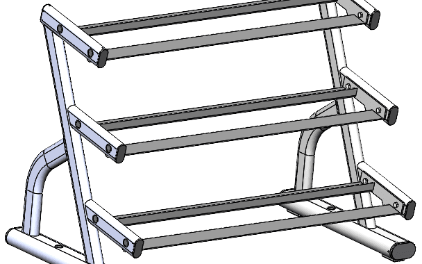 SNX032 3 Layers Dumbbell Rack