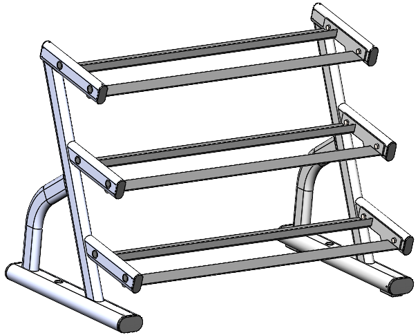 SNX032 3 Layers Dumbbell Rack
