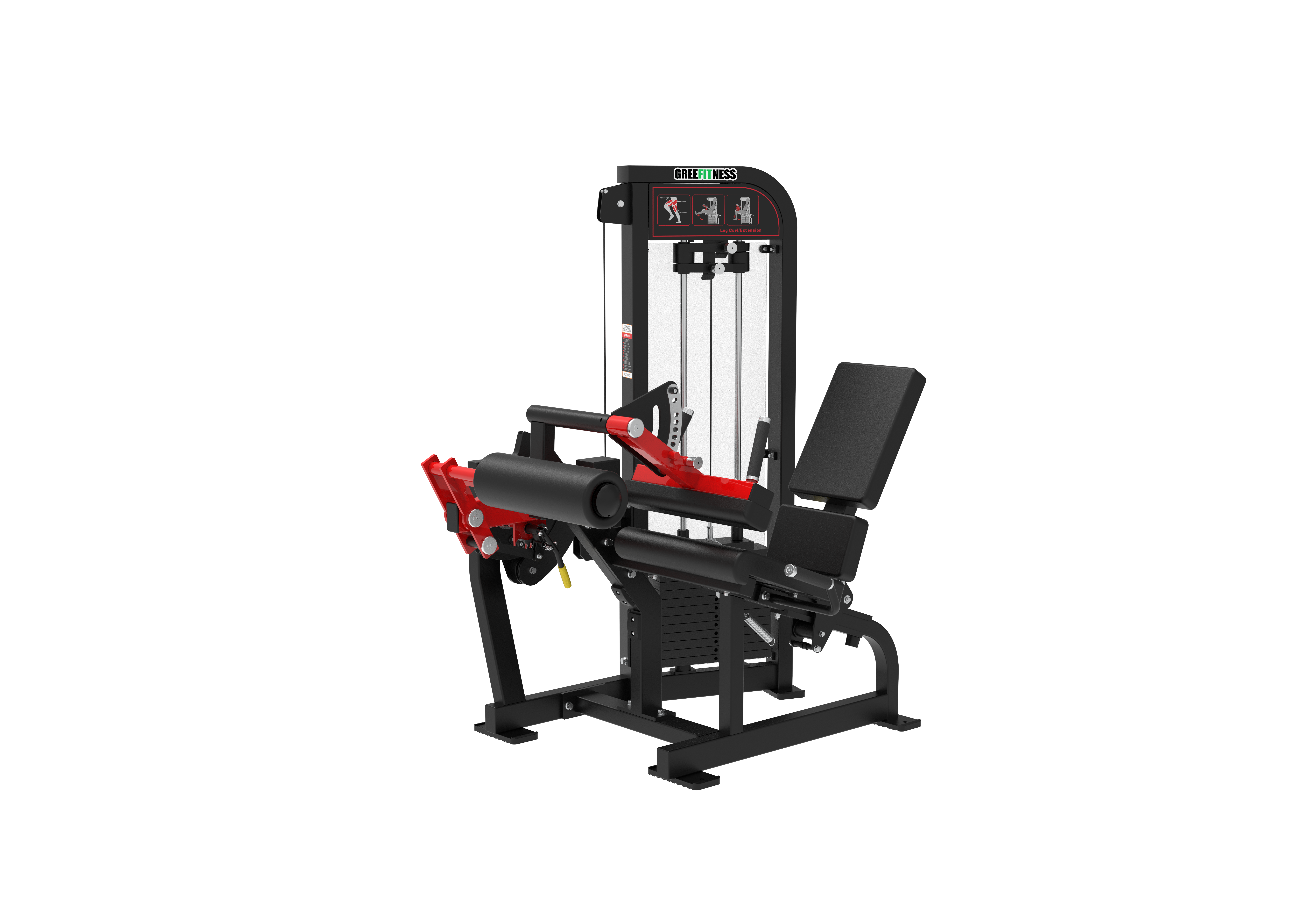 HM1516 Seated Leg Curl & Leg Press Machine
